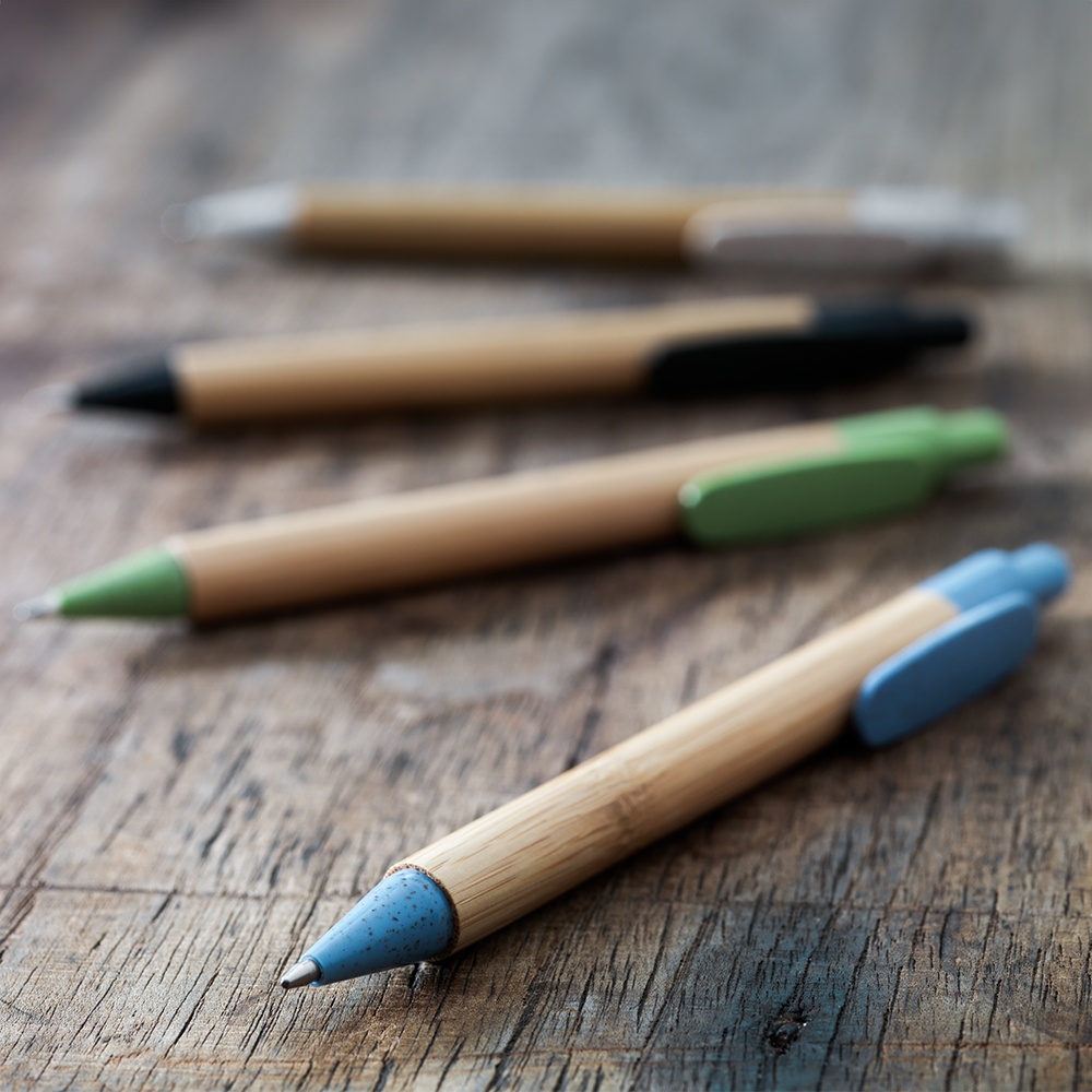 Stylo bambou et paille de blé – Image 3