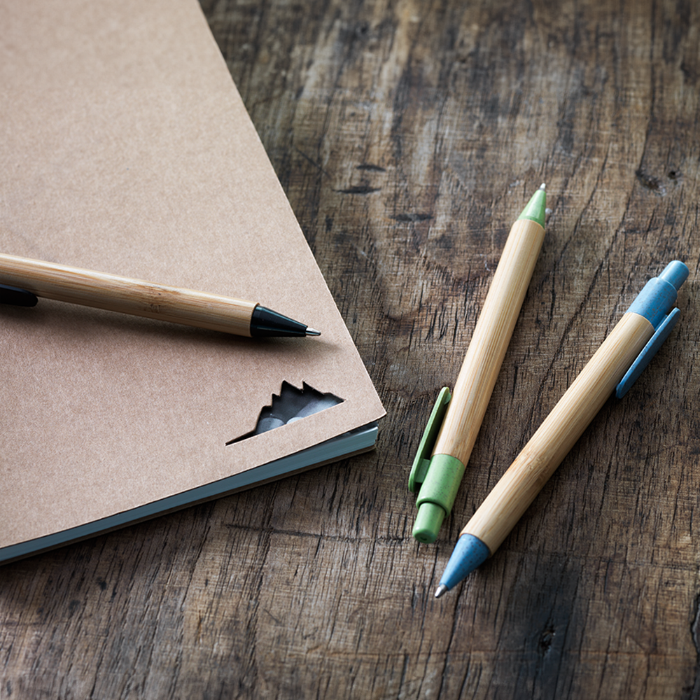 Stylo bambou et paille de blé – Image 4