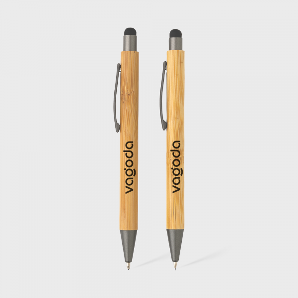 Ensemble de stylos modernes en bambou