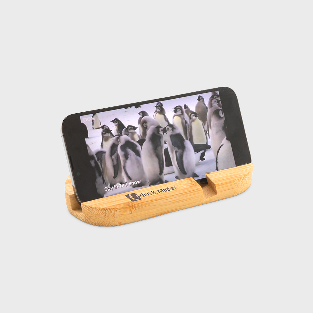 Support pour tablette et téléphone en bambou – Image 2