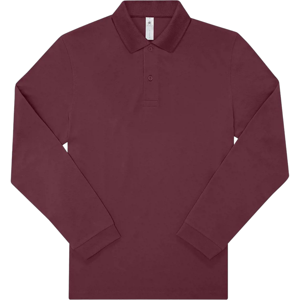 Polo à manches longues B&C – Image 6