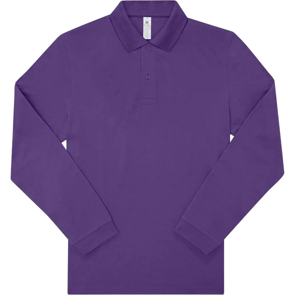 Polo à manches longues B&C – Image 8