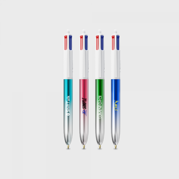 Stylo BIC 4 couleurs bicolore