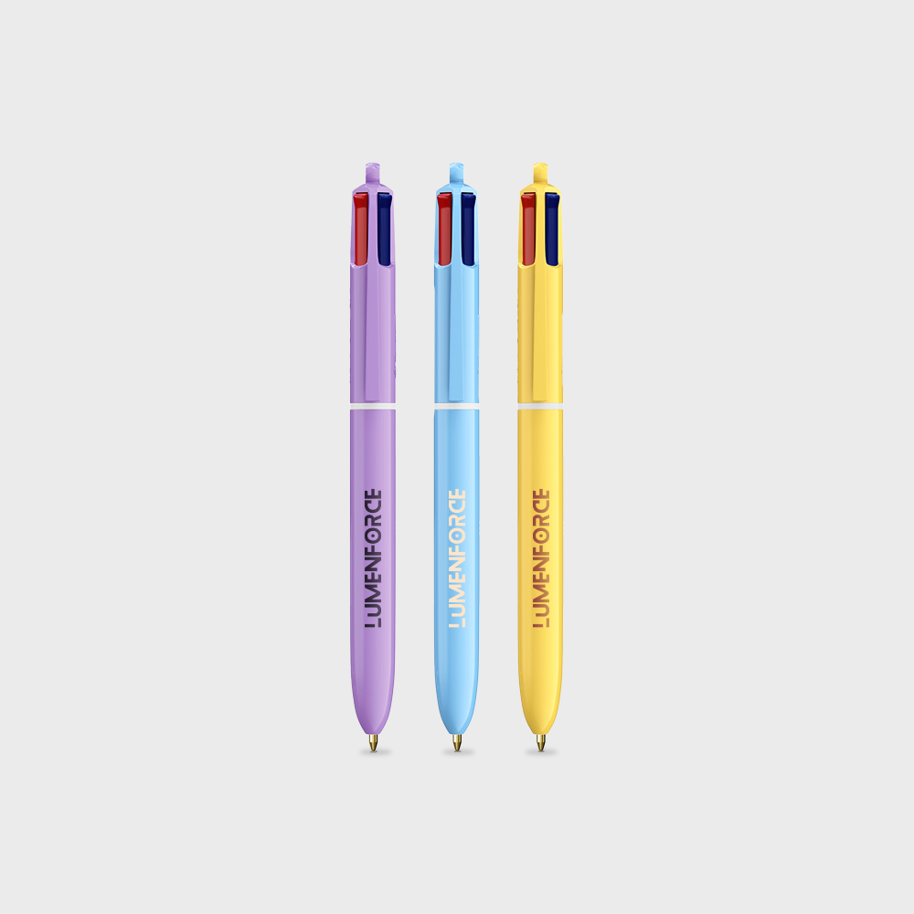 Stylo BIC 4 couleurs pastel – Image 2