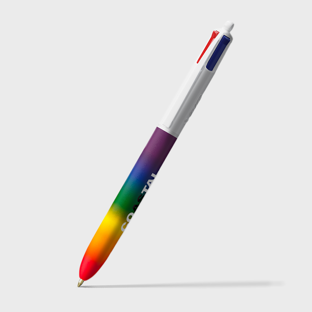 Stylo BIC® 4 Couleurs Arc-en-Ciel – Image 2
