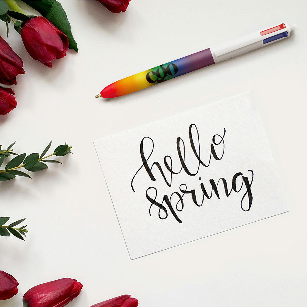 Stylo BIC® 4 Couleurs Arc-en-Ciel – Image 4