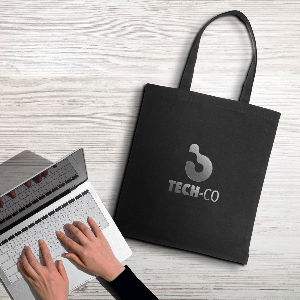 Sacs en coton recyclé avec fond – Image 3