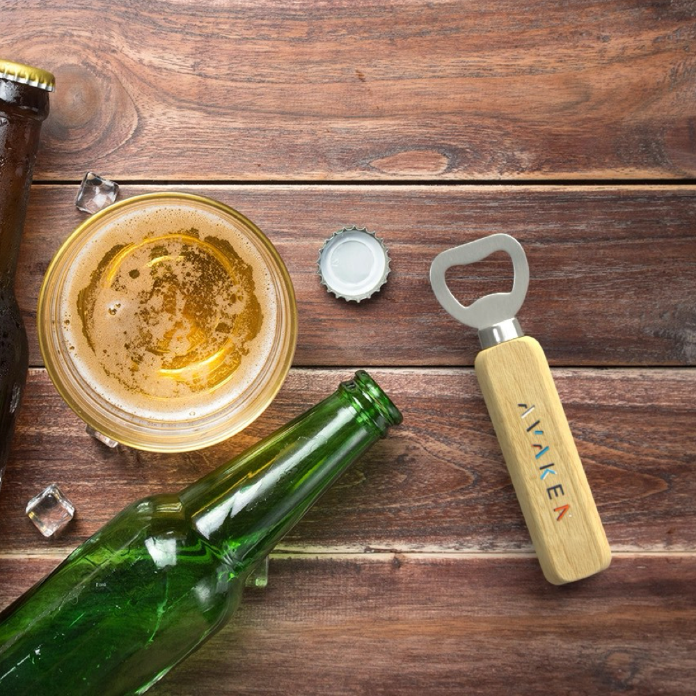 Ouvre-bouteille en bois Brama – Image 4