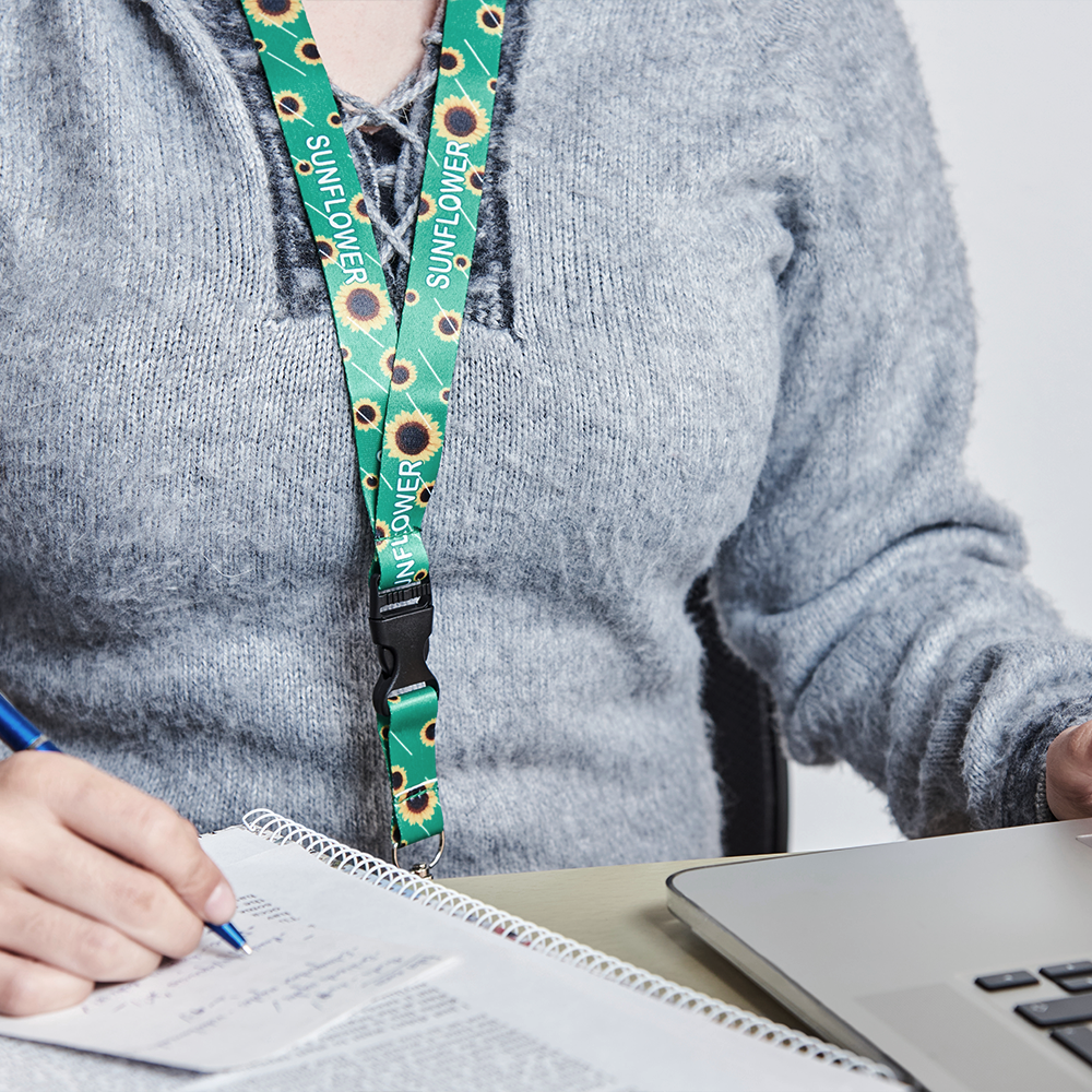 Tour de cou avec boucle | Quadrichromie recto-verso – Image 4