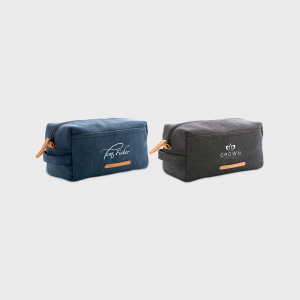 Trousse de toilette en toile