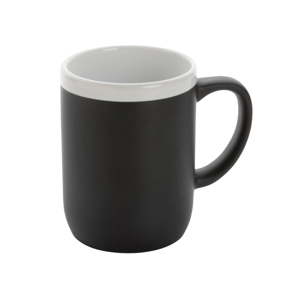 Mug en céramique avec bord blanc – Image 2
