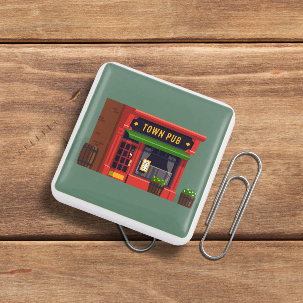 Aimant carré effet doming – Image 4