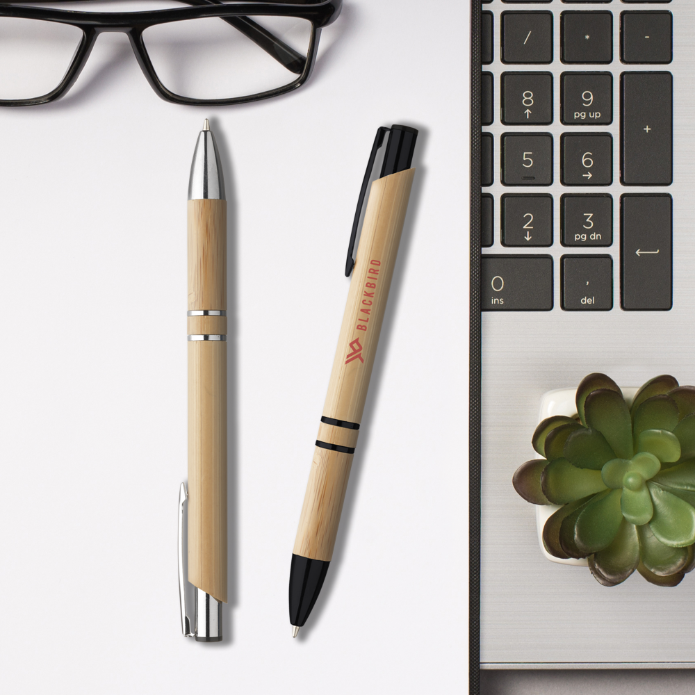 Stylo rétractable Bambou – Image 5