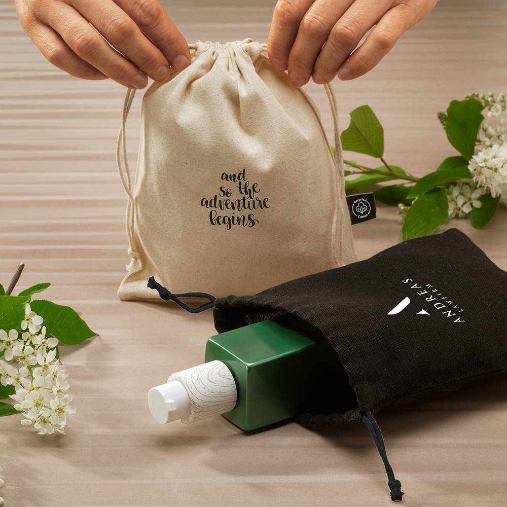 Pochette Cadeau en Coton Recyclé GRS Petite | 15 x 20 cm – Image 6