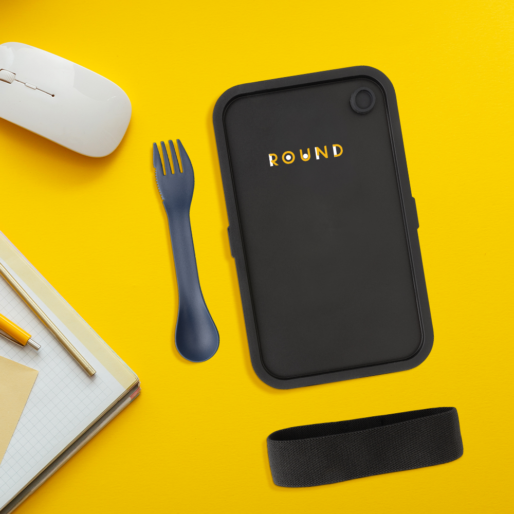 Lunch box recyclée avec cuichette – Image 4