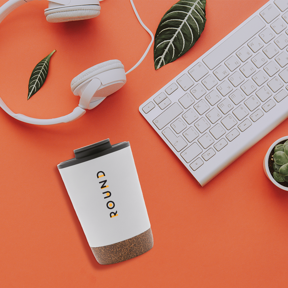 Tasse à café en liège et en acier inoxydable GRS – Image 4