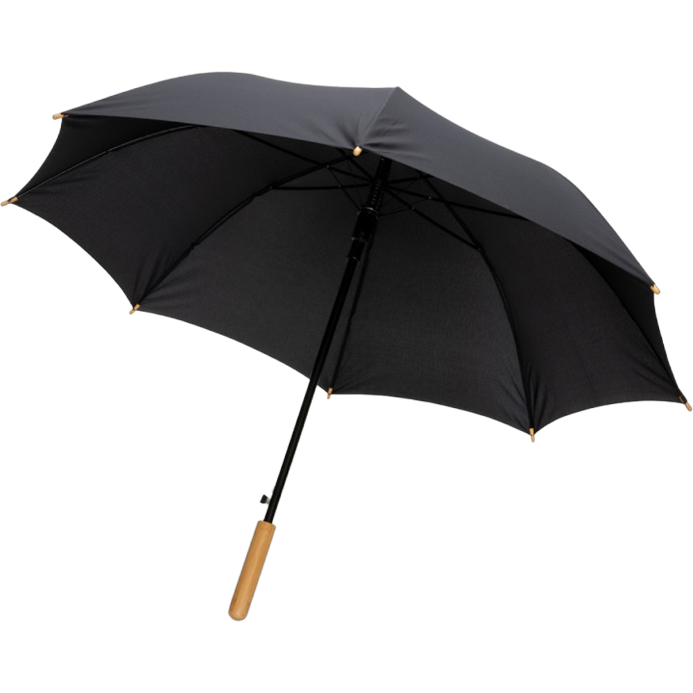 Parapluie Impact AWARE en PET recyclé avec manche en bambou – Image 6