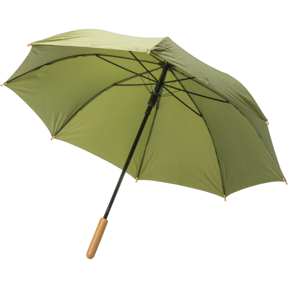 Parapluie Impact AWARE en PET recyclé avec manche en bambou – Image 5