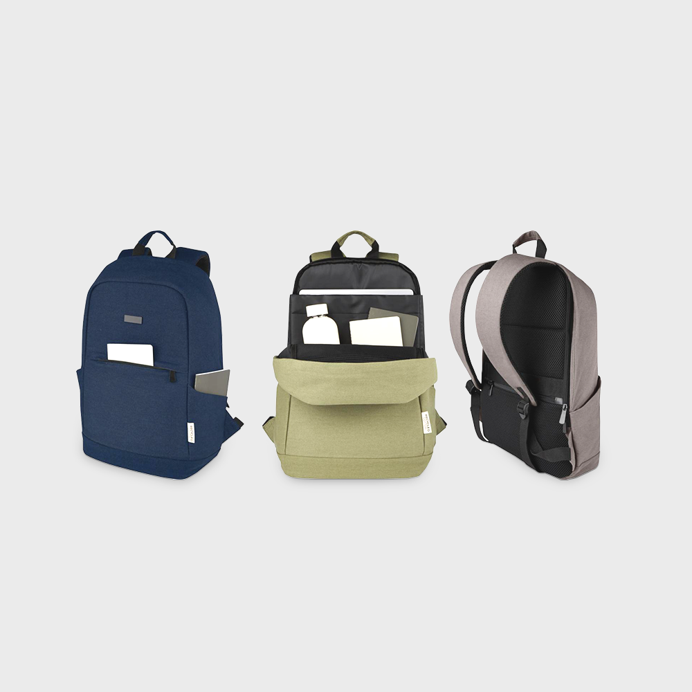 Joey sac à dos antivol pour ordinateur portable en toile recyclée GRS – Image 2