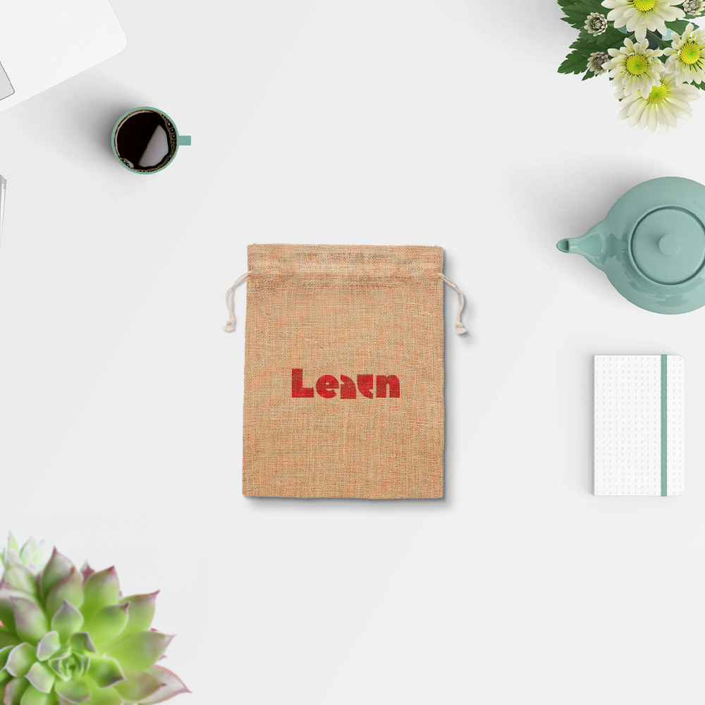 Sac cadeau moyen en jute | 25 x 32 cm – Image 4