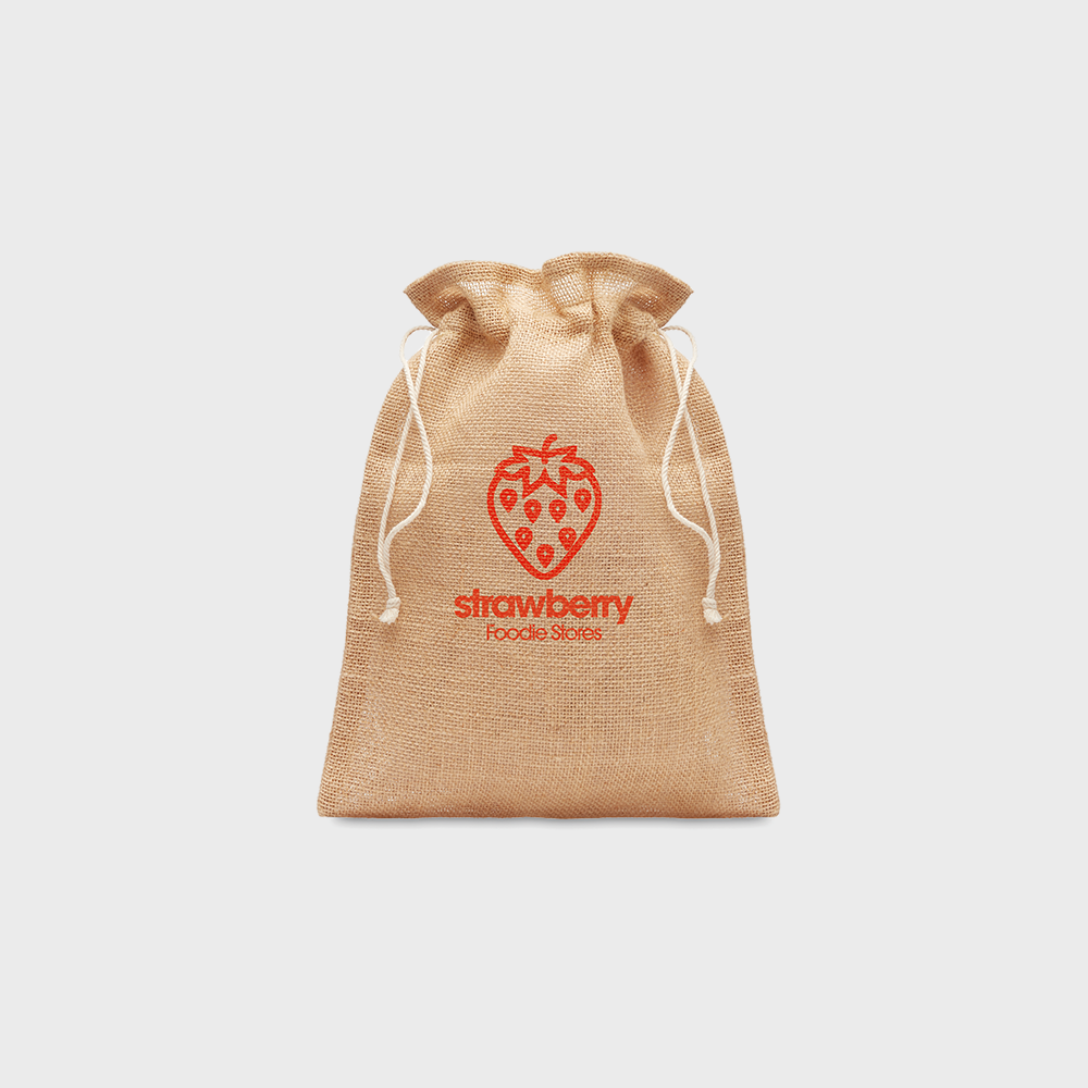 Petit sac cadeau en jute | 14 x 22 cm – Image 3