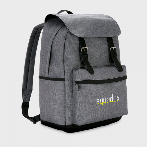 Sac à dos pour ordinateur portable avec sangles à boucle magnétique
