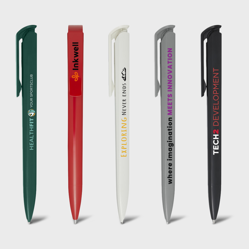 Stylo bille Lucia en plastique recyclé – Image 2