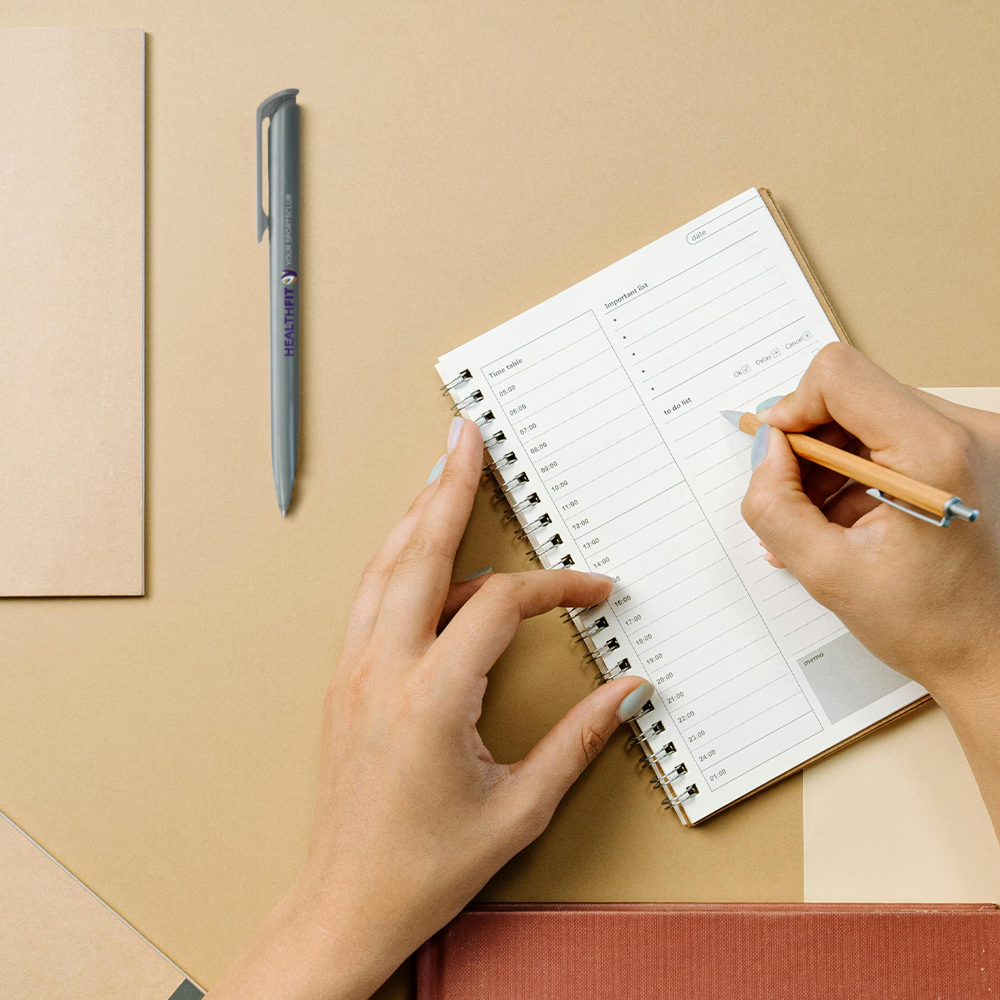 Stylo bille Lucia en plastique recyclé – Image 5