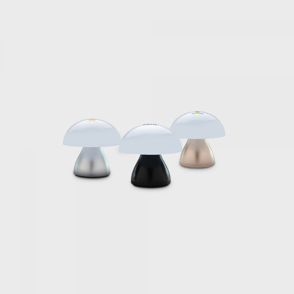 Lampe de table rechargeable USB en plastique recyclé luming RCS