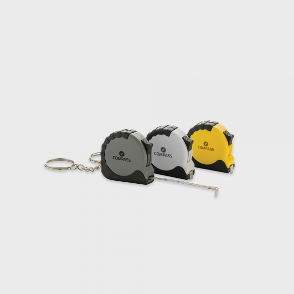Porte-clés mètre ruban MeasureMate RCS en ABS recyclé