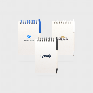 Carnet A6 en carton de lait recyclé avec stylo