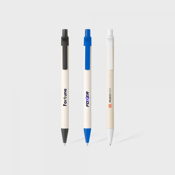 Stylo bille recyclé en carton de lait