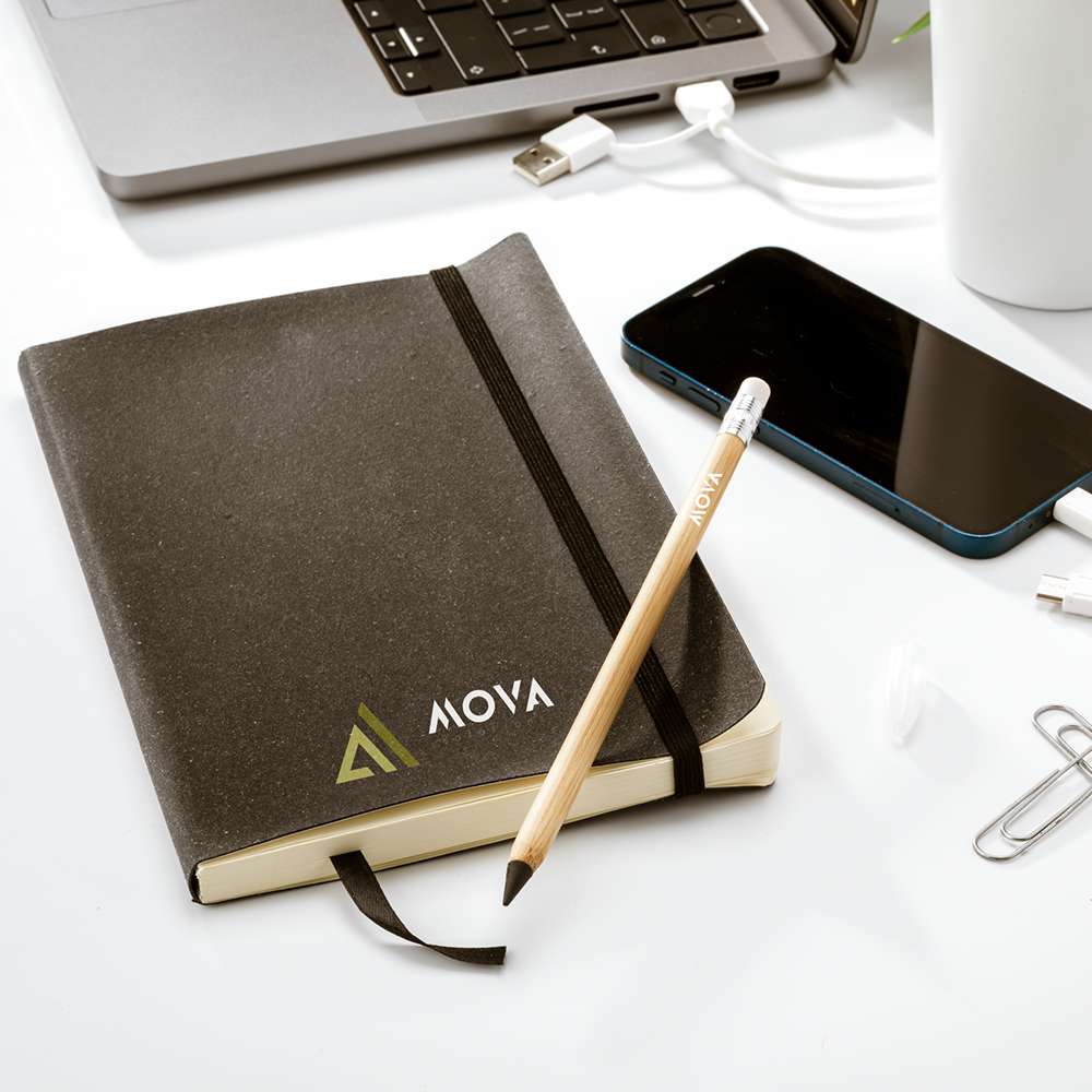 Carnet en cuir recyclé Monti – Image 3