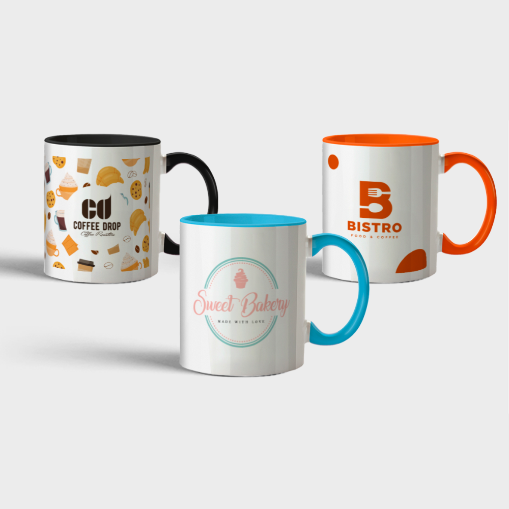 Mugs intérieur et anse colorés – Image 2