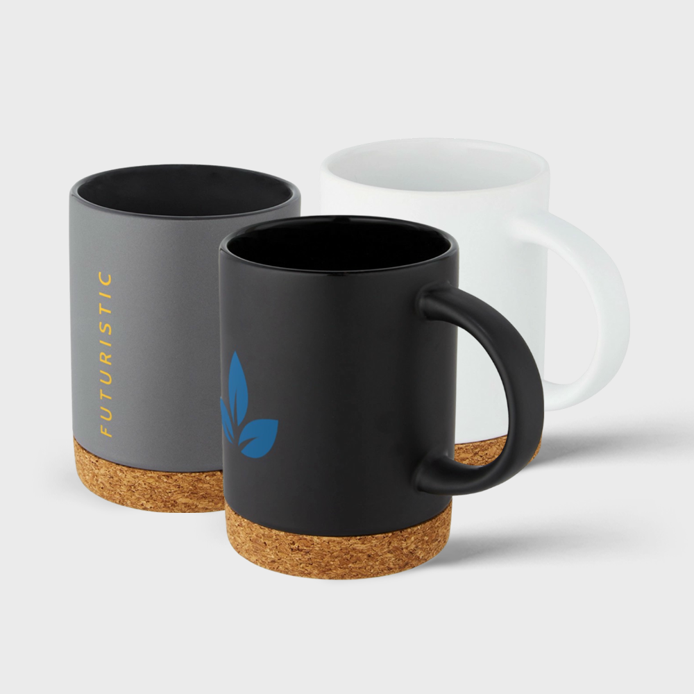 Mug en céramique avec base en liège | 425 ml – Image 2