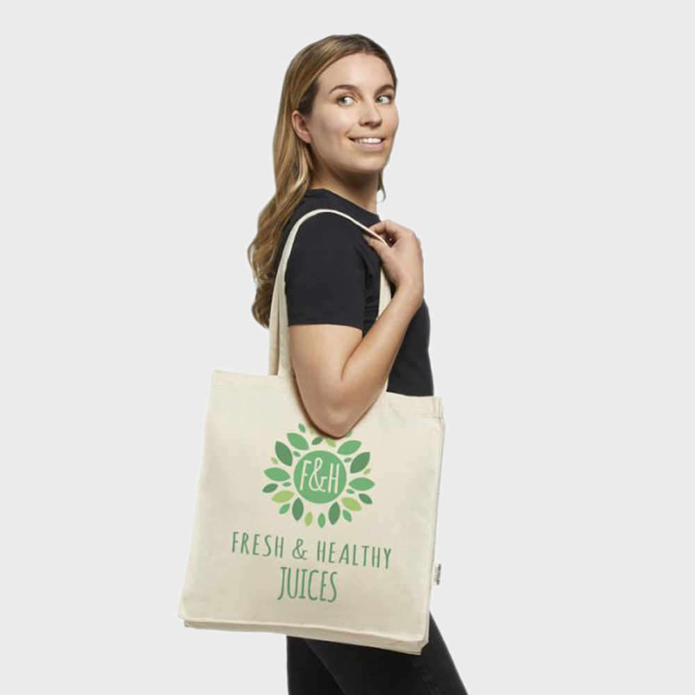 Sac shopping Odessa recyclé de 220 gr/m² – Image 4