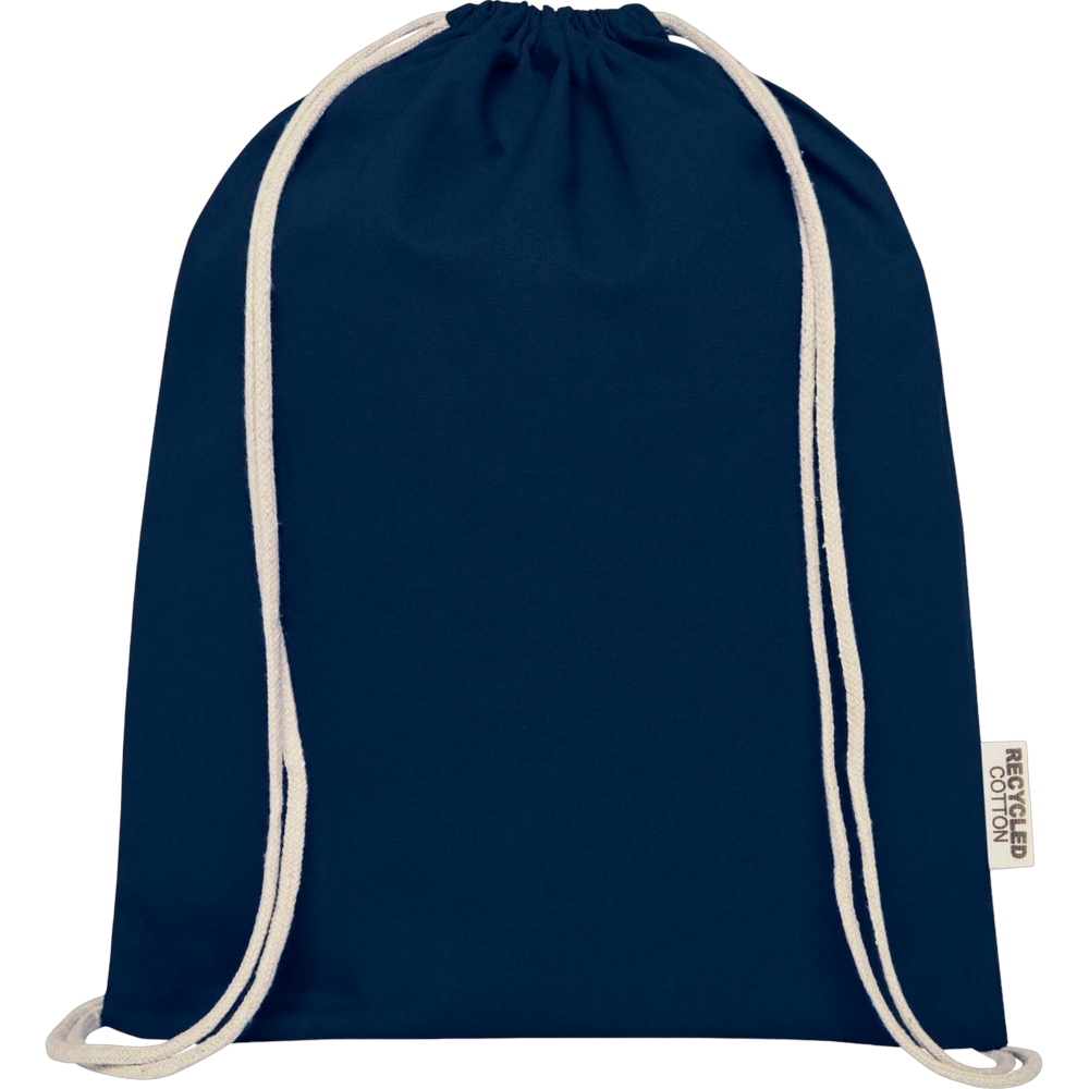 Sac à cordons en coton recyclé GRS Oregon – Image 7