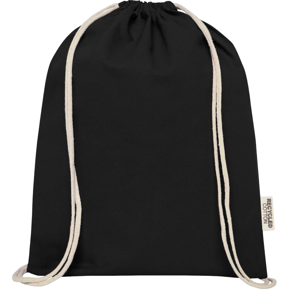 Sac à cordons en coton recyclé GRS Oregon – Image 6