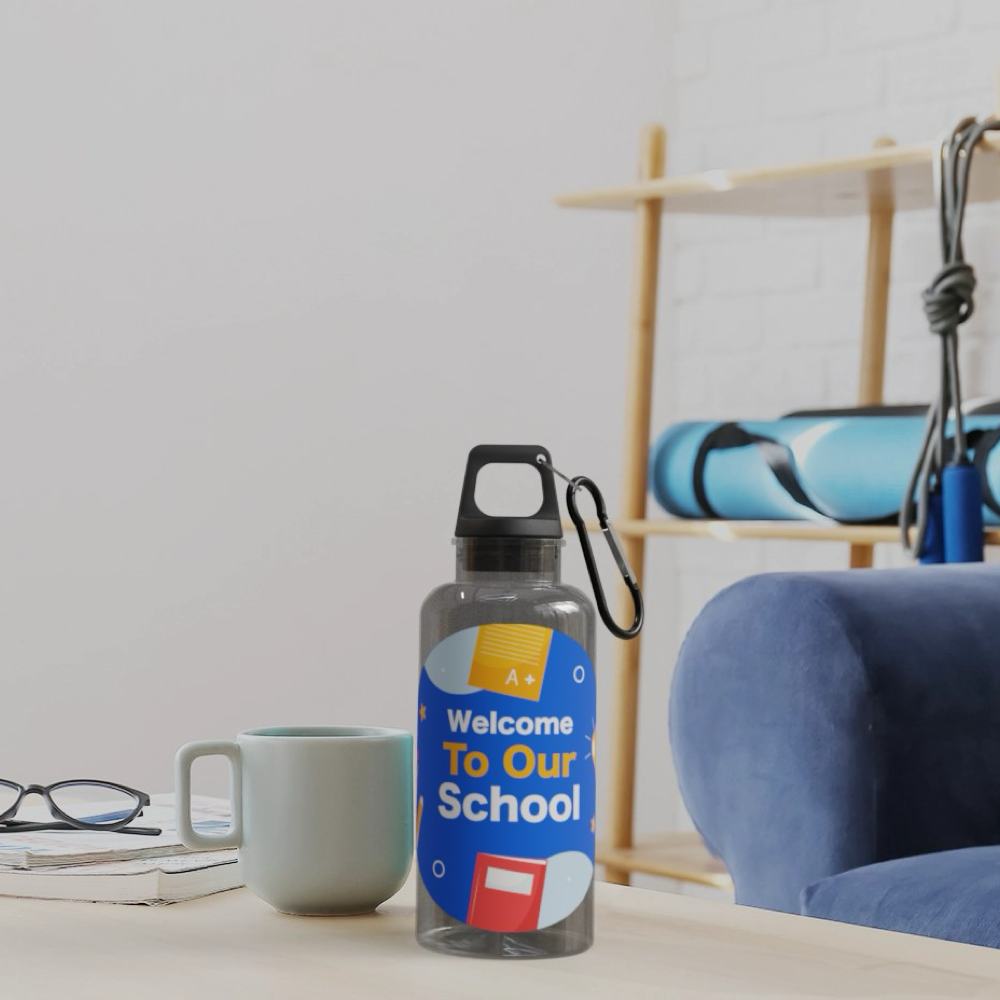 Gourde Oregon en plastique recyclé avec mousqueton 400 ml – Image 5