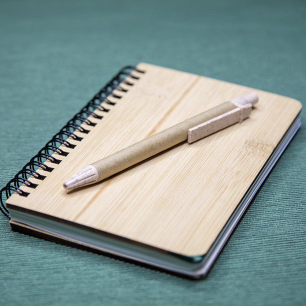 Stylo bille en papier recyclé et paille de blé – Image 4