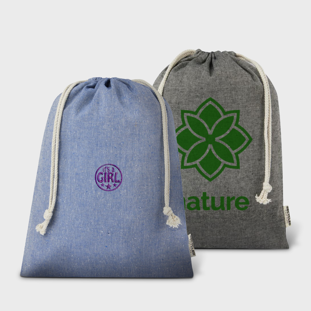 Sac cadeau en coton recyclé GRS Pheebs | 30 x 42 cm – Image 2