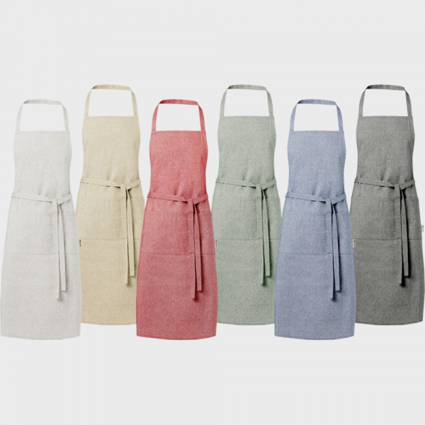 Tablier en coton recyclé