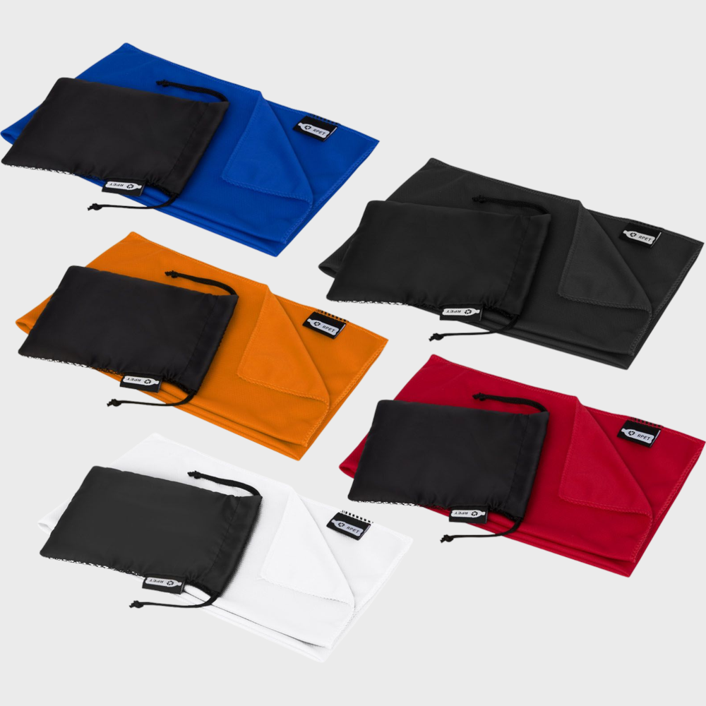 Serviette de rafraichissement en rPET | 80 x 30 cm