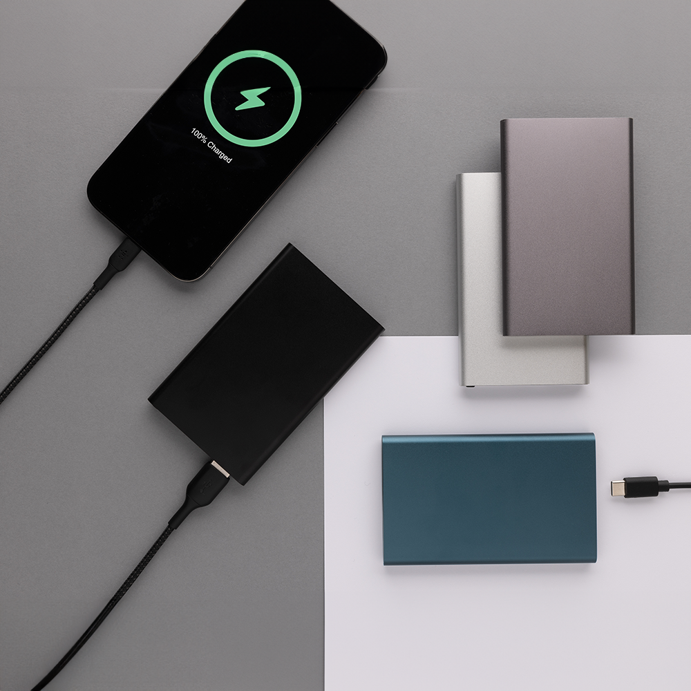 Powerbank RCS Plastique recyclé/Aluminium 4000 mAh – Image 4