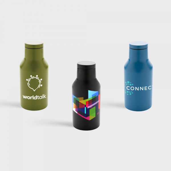 Bouteille isotherme compacte en acier inoxydable recyclé | 300 ml
