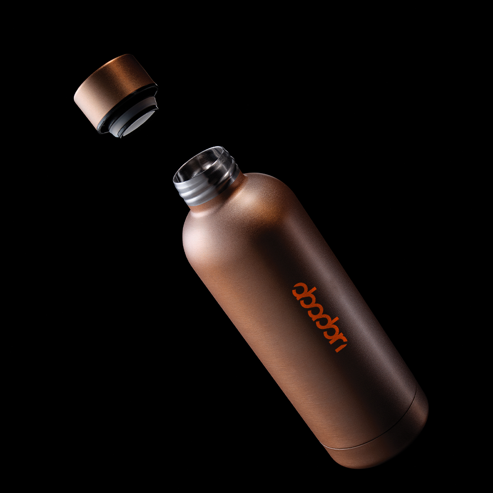 Bouteille isotherme 500ml en acier inoxydable recyclé RCS – Image 2