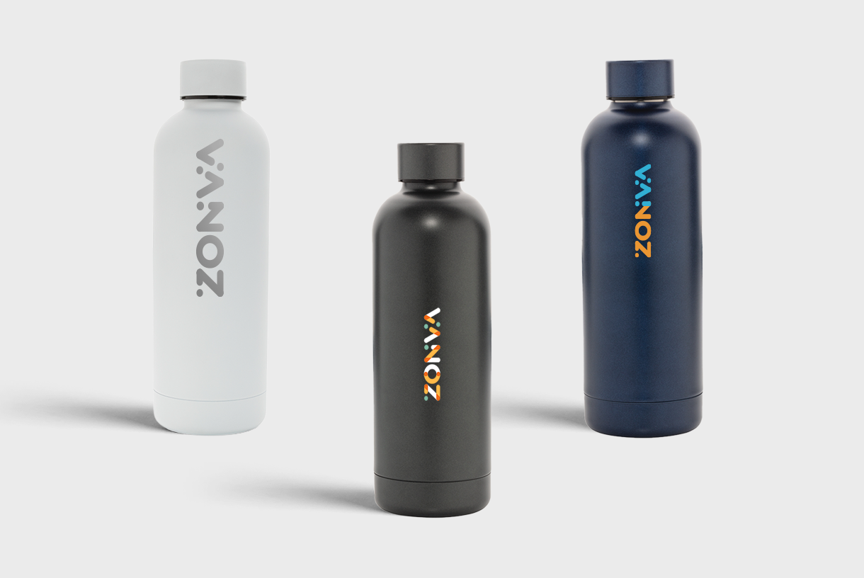 Bouteille isotherme 500ml en acier inoxydable recyclé RCS – Image 3