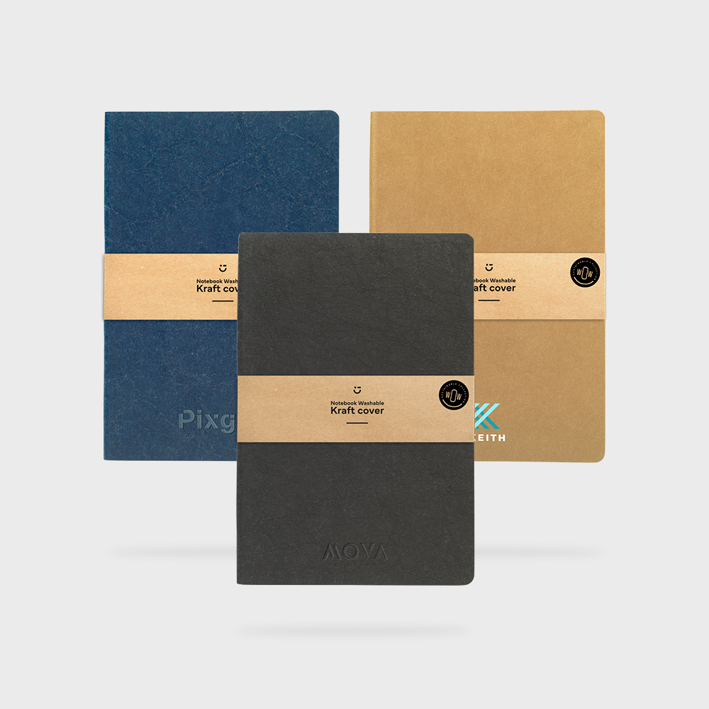 Carnet rechargeable en cuir recyclé A5 – Image 2