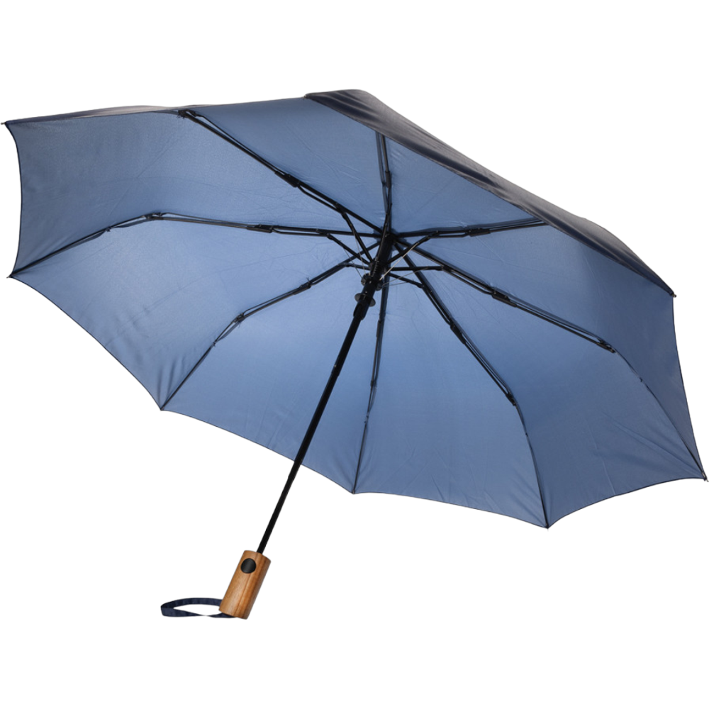 Parapluie mini en RPET et bois d'acacia – Image 8