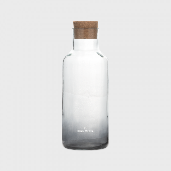 Carafe en verre fumé